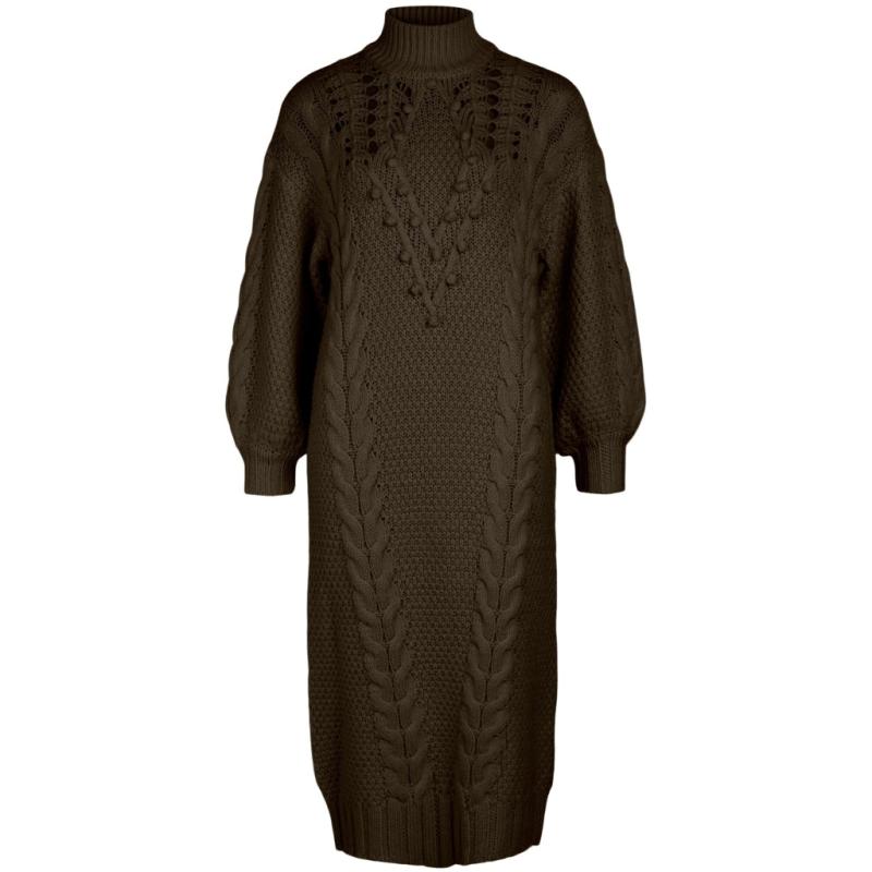 Object Dame Kjole Objalison   Dark Earth Melange fra .object