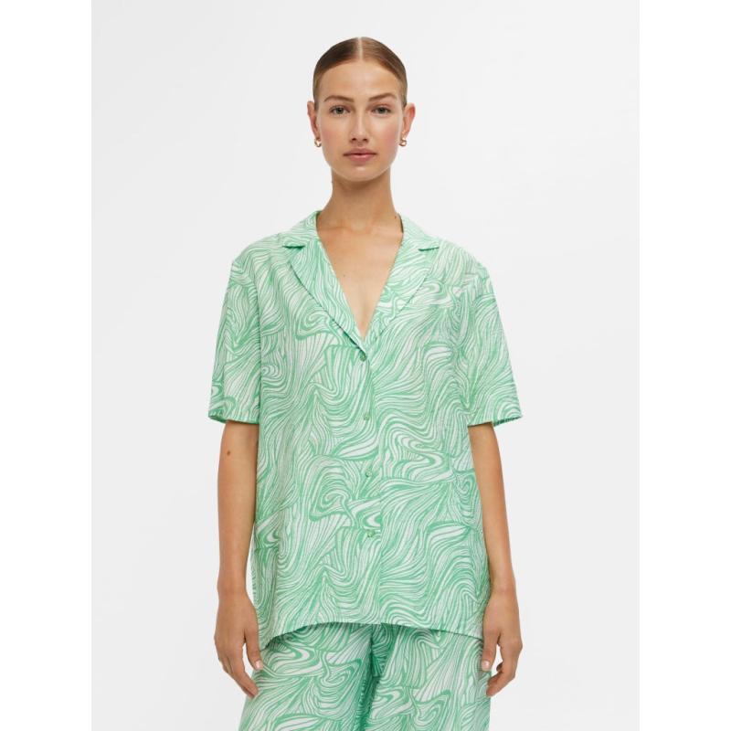 Object Dame Skjorte Objtyllah   Absinthe Green Cloud Dancer fra .object
