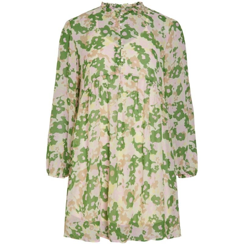 Object Dame Tunika Kjole Objkirsten   Artichoke Green fra .object