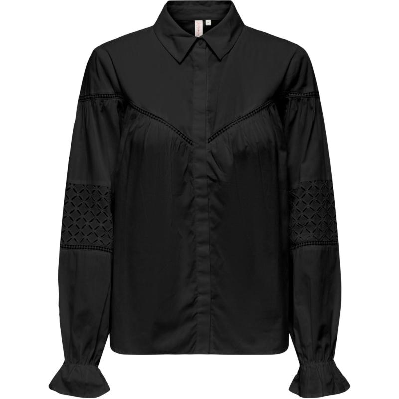 Dame Skjorte Onlmay   Black fra Only