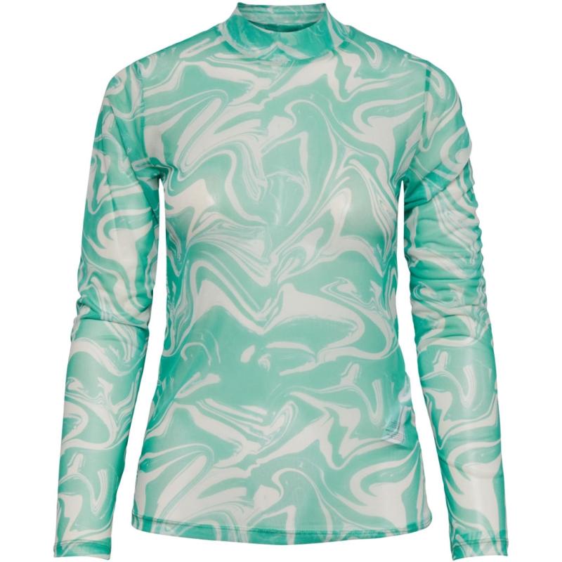 Dame Bluse Pcsimmo   Simply Green fra Pieces