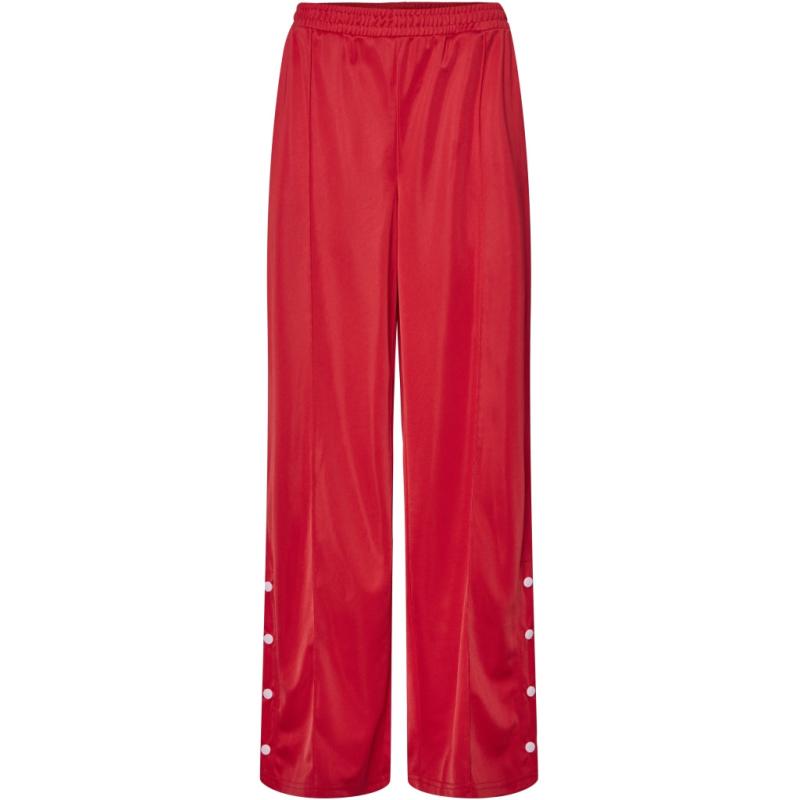 Dame Bukser Pcgrace   High Risk Red Pink A Boo Stripe fra Pieces