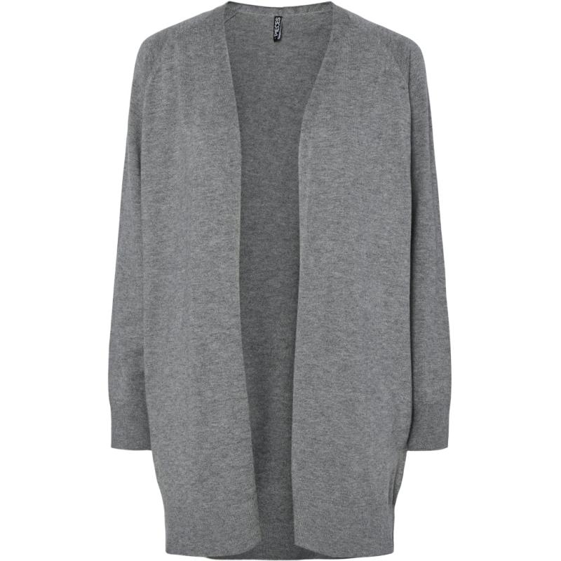 Dame Cardigan Pcnatalie   Medium Grey Melange fra Pieces