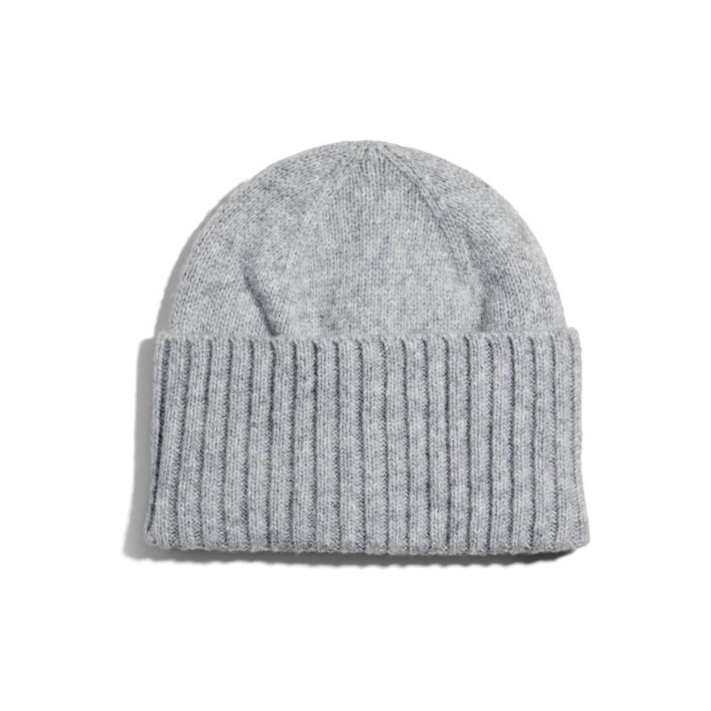 Dame Hue Pcmocca   Light Grey Melange fra Pieces