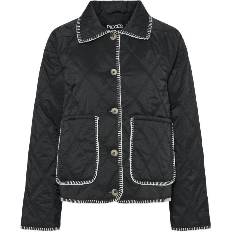 Dame Jakke Pcnaima   Black Cloud Dancer Tread fra Pieces