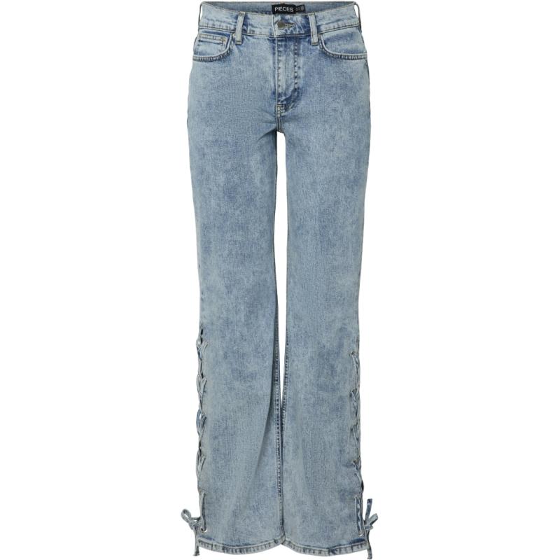 Dame Jeans Pcfenda Light Blue Denim fra Pieces
