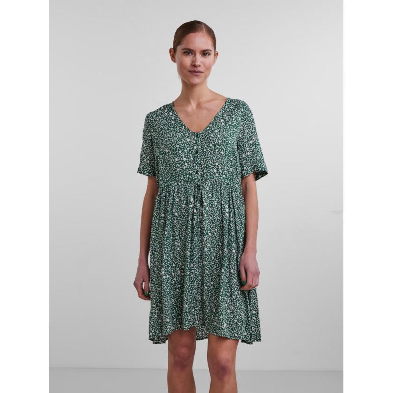 Dame Kjole Pcnya   Verdant Green Splash fra Pieces