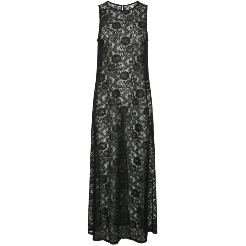 Dame Kjole Pcolline Black fra Pieces