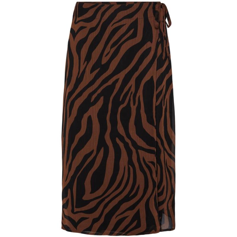 Dame Nederdel Pcsally Mustang Zebra fra Pieces