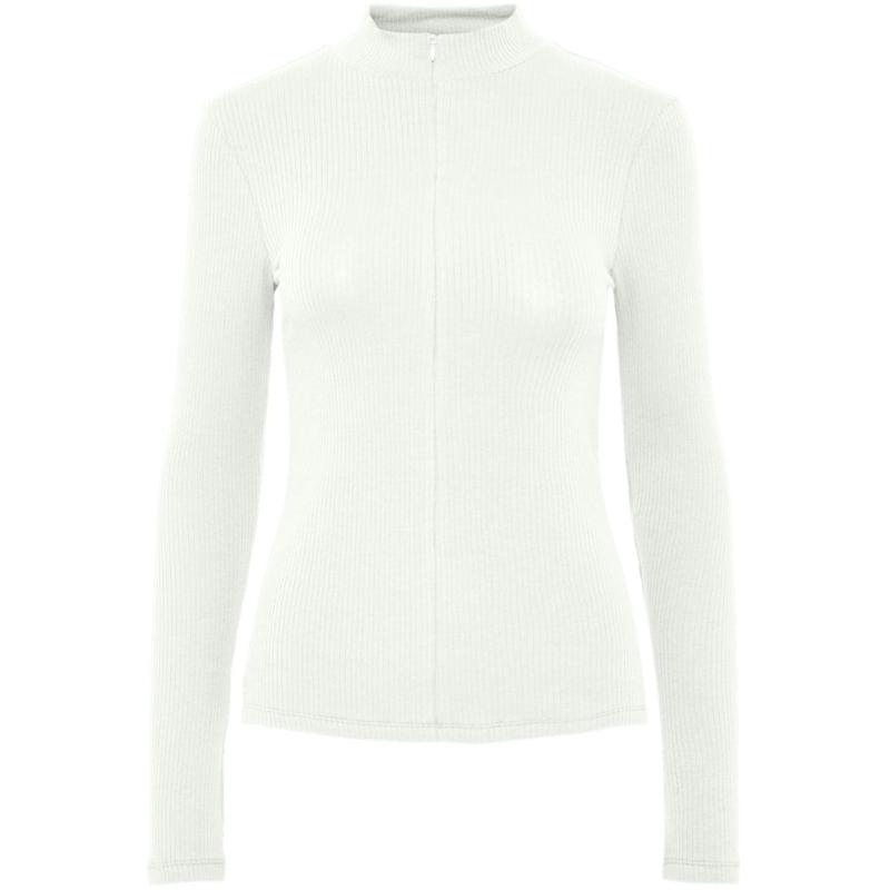 Dame Pullover Pckitte   Bright White fra Pieces