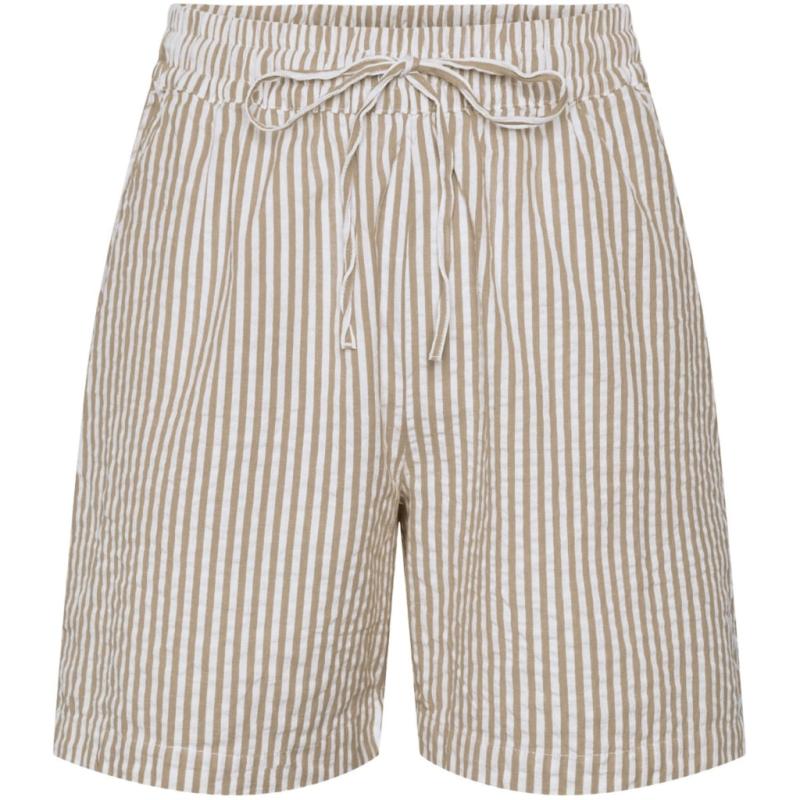 Dame Shorts Pcsally   Nomad Cloud Dancer fra Pieces