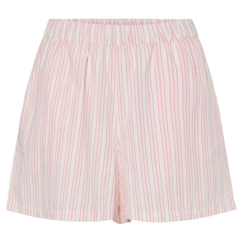 Dame Shorts Pcsulle   Cloud Dancer Pink Lemonade fra Pieces