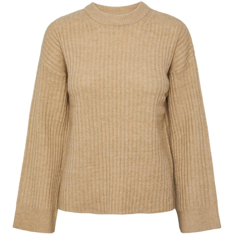 Dame Strik Pcsalla   White Pepper fra Pieces