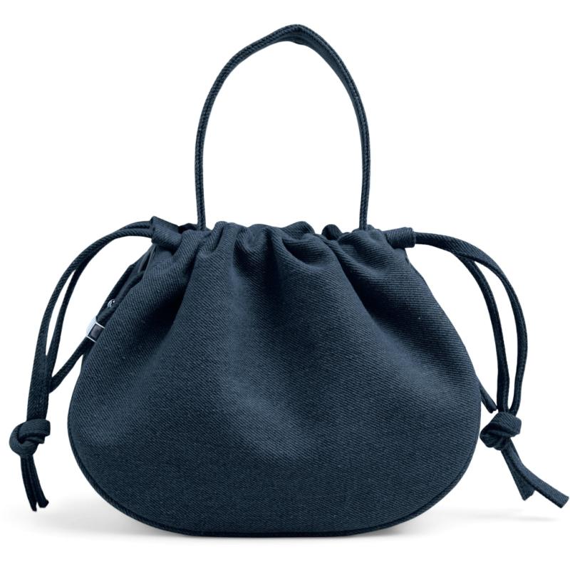 Dame Taske Pcballoon   Dark Blue Denim Silver fra Pieces