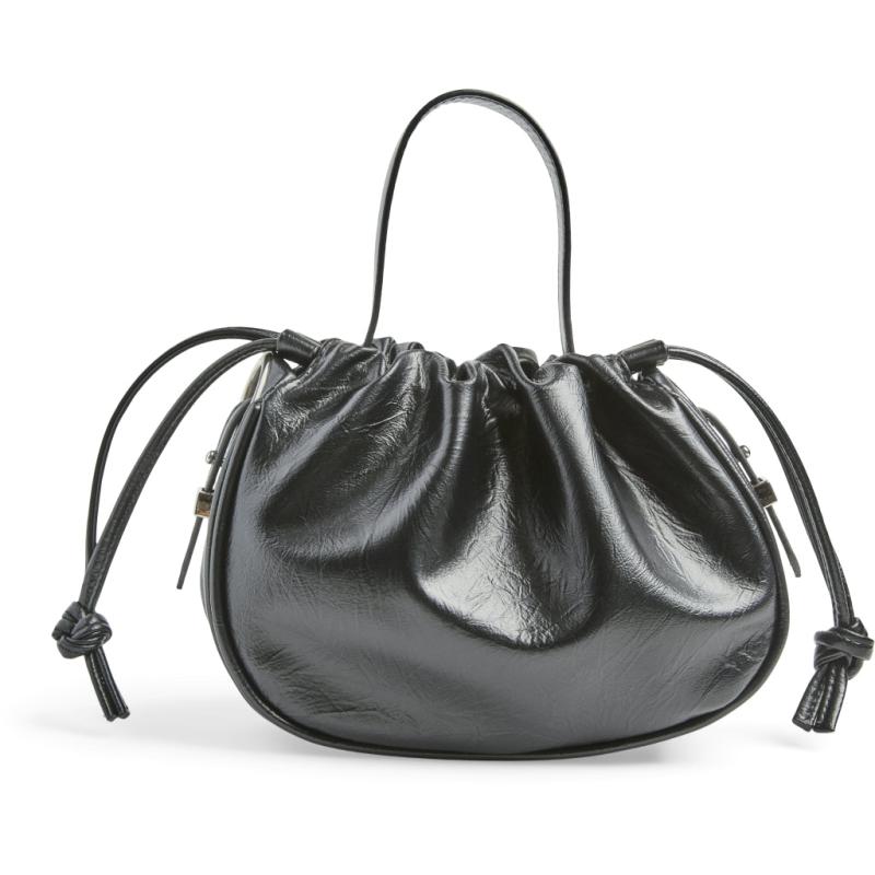 Dame Taske Pcballoon Black Silver fra Pieces