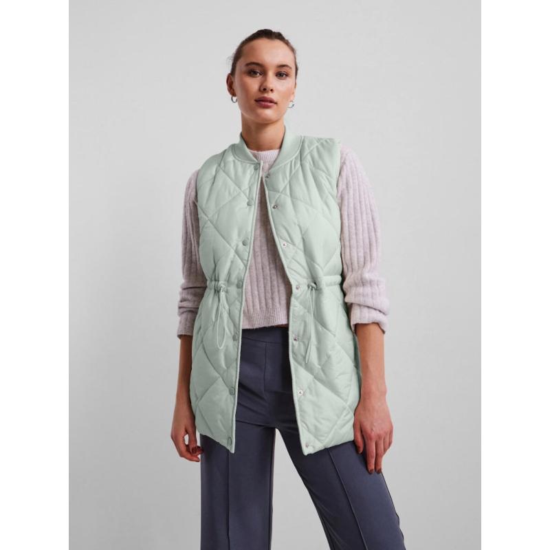 Dame Vest Pcbee   Slit Green fra Pieces