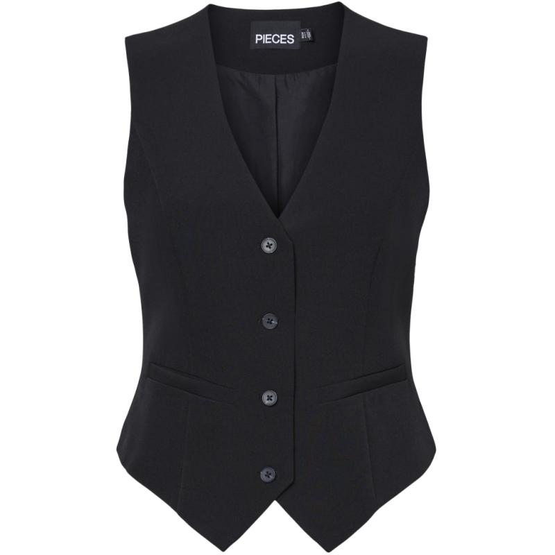 Dame Vest Pcbozzy   Black fra Pieces