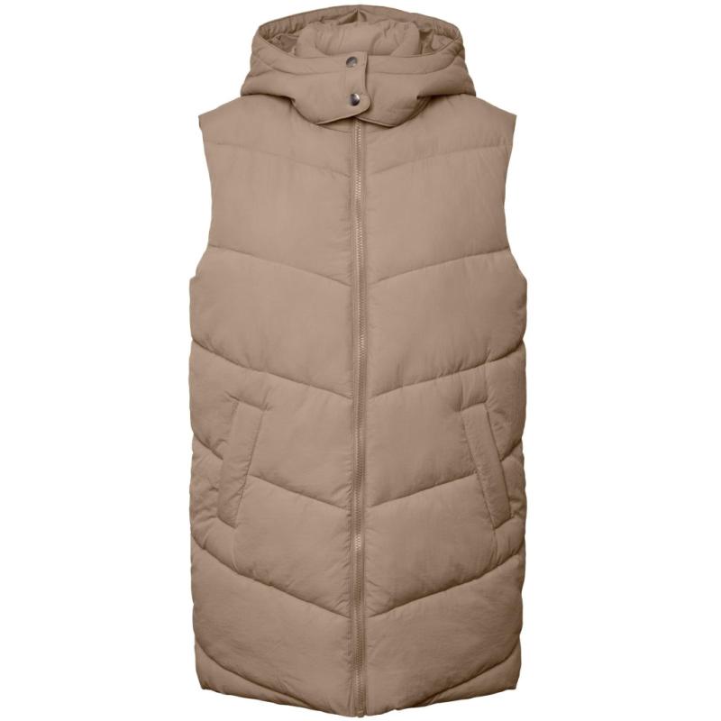 Dame Vest Pcjamilla   Silver Mink fra Pieces