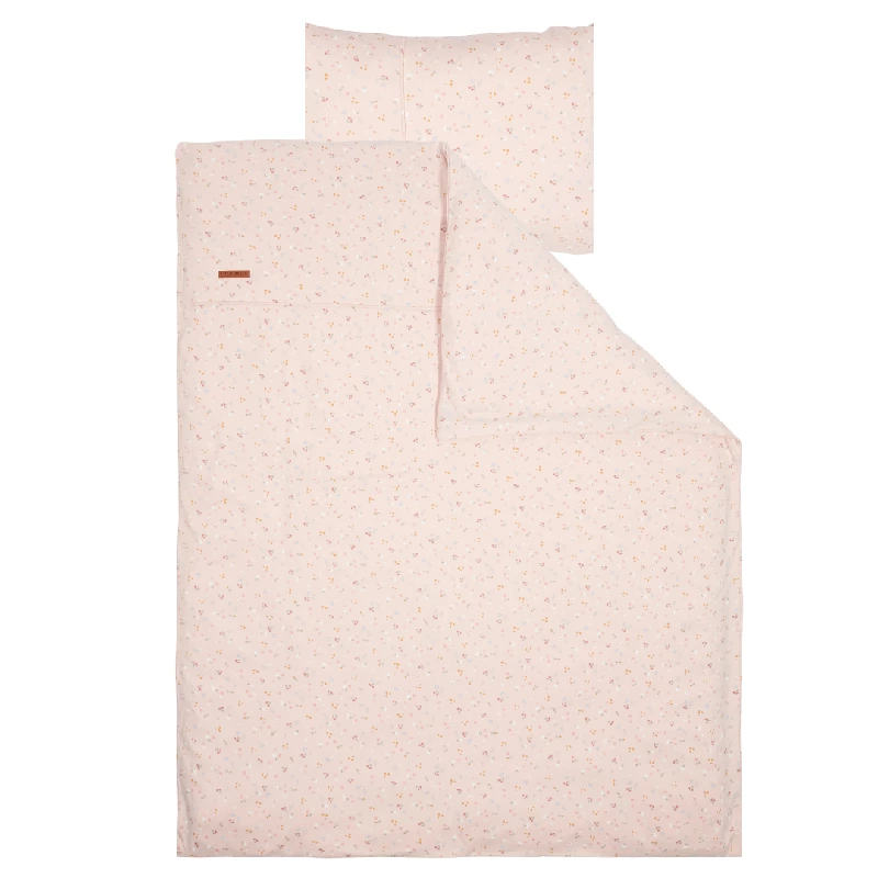 Baby Sengesæt   Little Pink Flowers fra Little Dutch