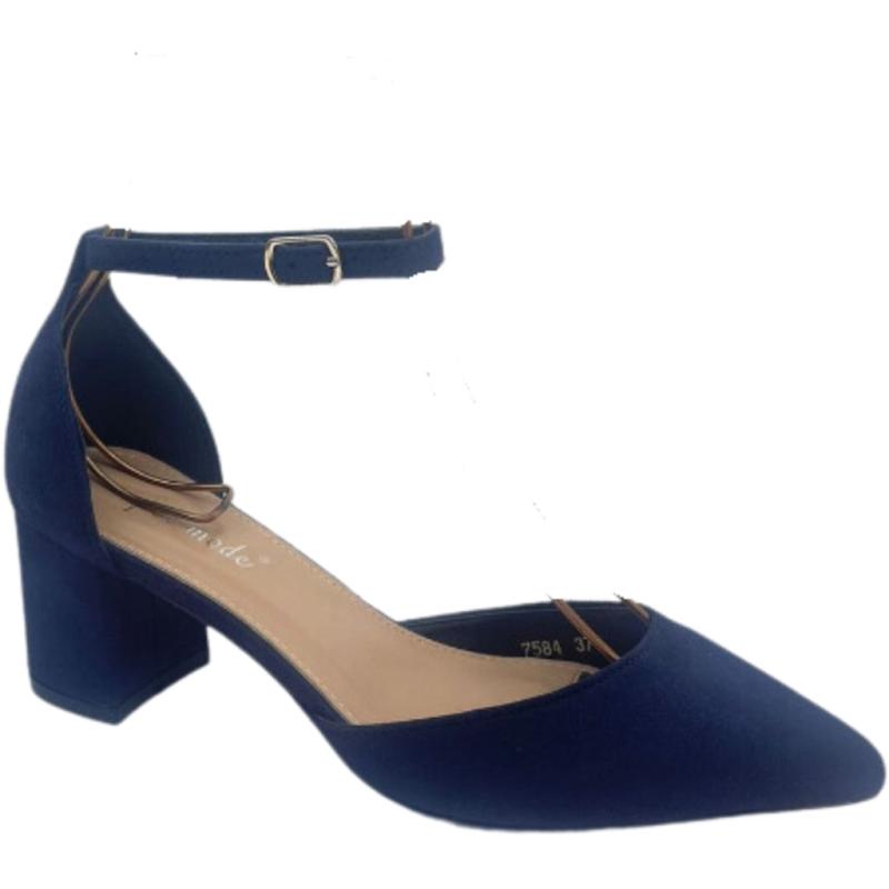 Philippine Dame Sko 7584   Blue fra Shoes