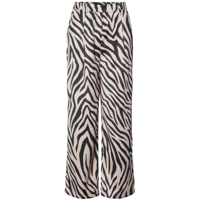 Dame Bukser Pczebrane   Nomad Black Zebra fra Pieces