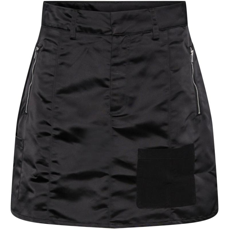 Dame Nederdel Pcnellie Black fra Pieces