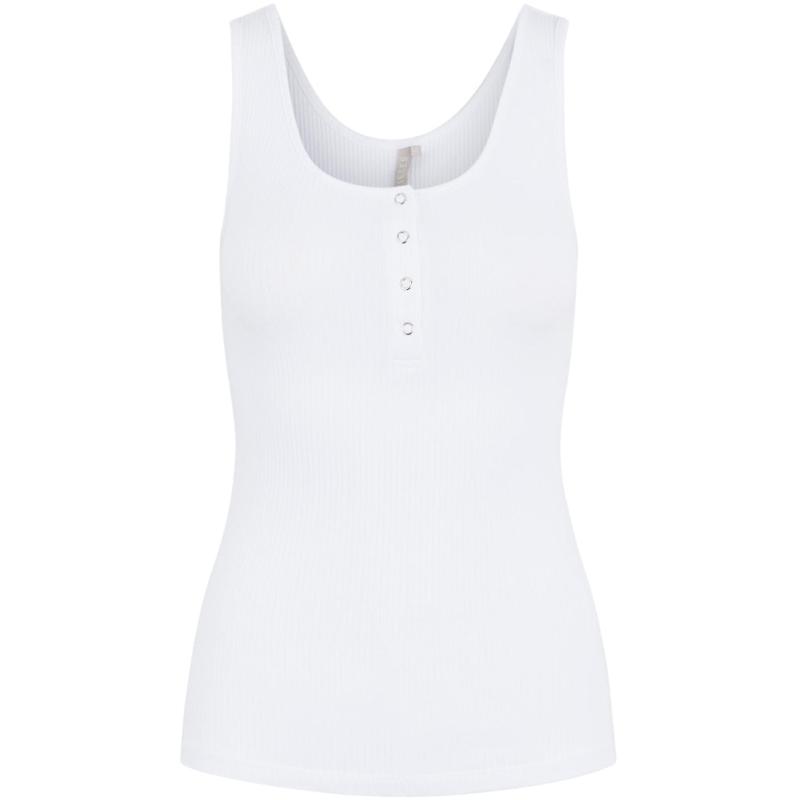 Dame Top Pckitte Bright White fra Pieces