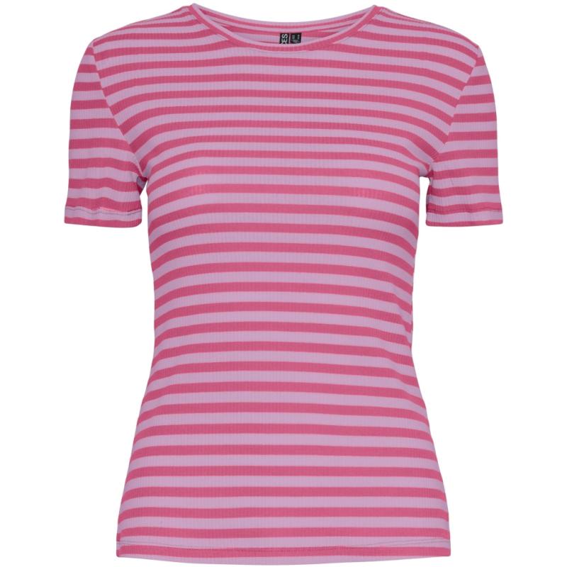 Dame Top Pcruka   Hot Pink Pastel Lavender fra Pieces