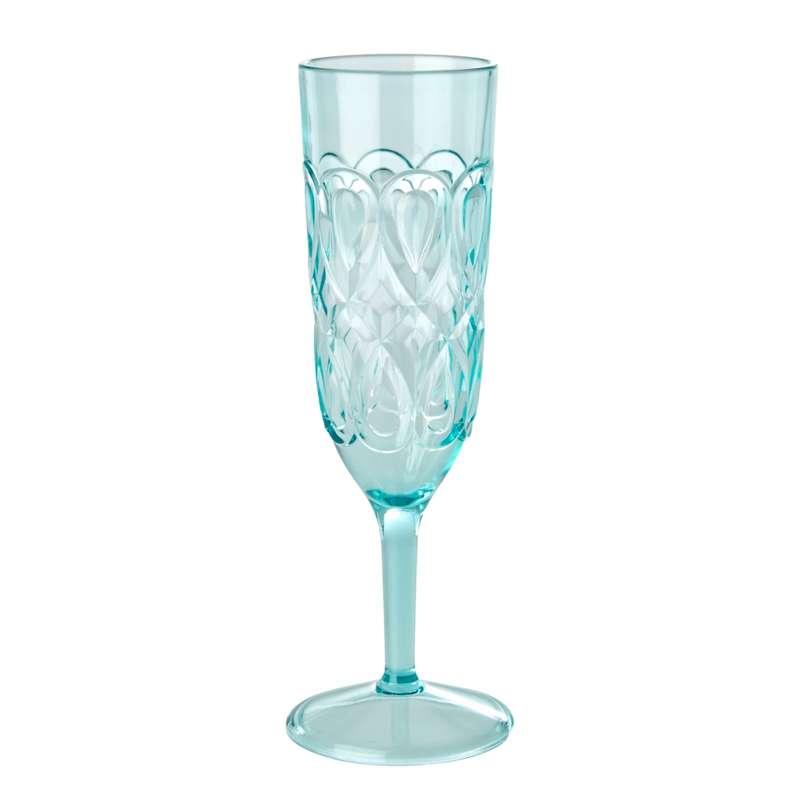 Champagneglas I Akryl   Mint fra Rice