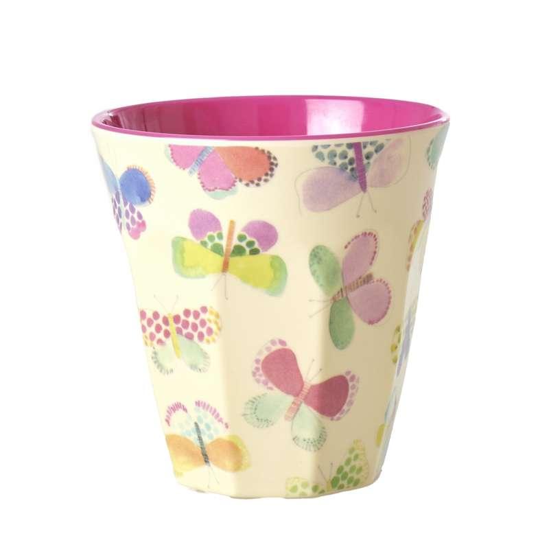 Kop   Medium   Butterfly   Pink fra Rice