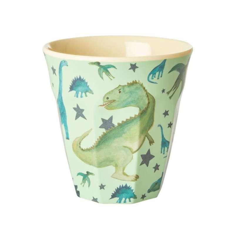 Kop Medium Dinosaur Sage Green fra Rice