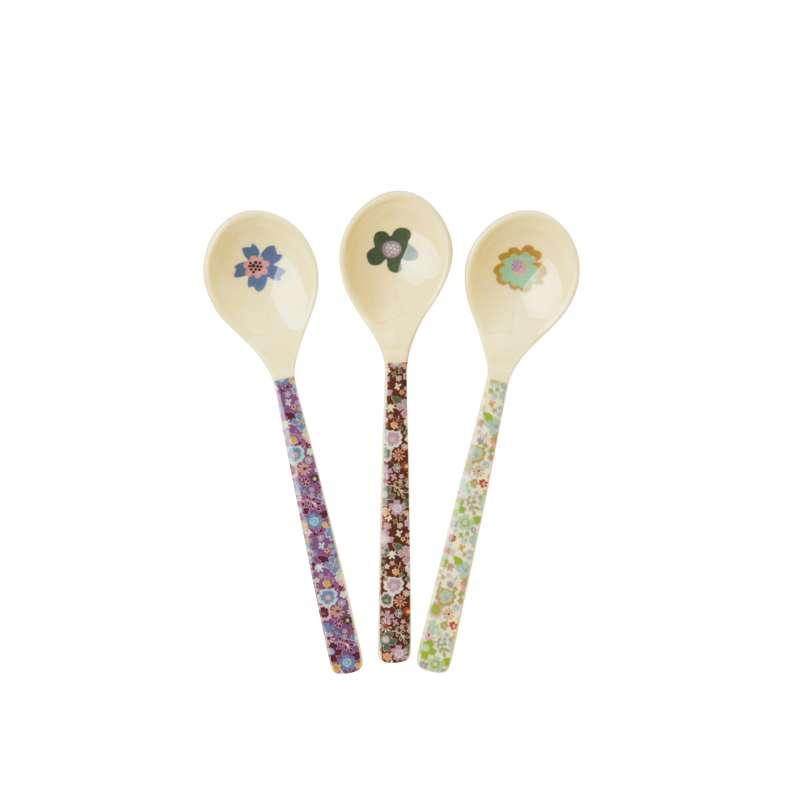 Teskeer   3 Pak   Fall Floral Print fra Rice