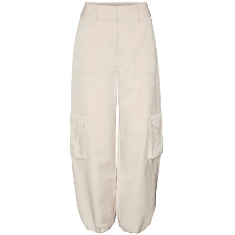 Somethingnew X Naomi Anwer Cargo Bukser   Snnaomi   Birch fra Vero Moda