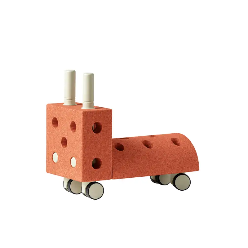 Tiny Ride Burnt Orange   Dusty Green fra Modu