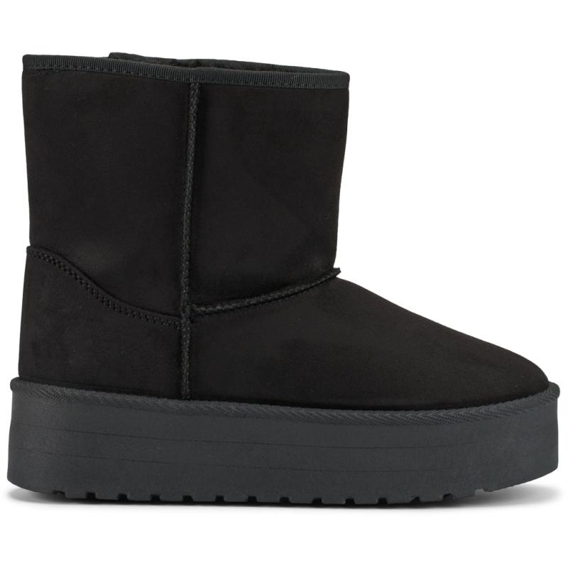 Tulle Dame Bamsestøvler 6432   Black fra Shoes