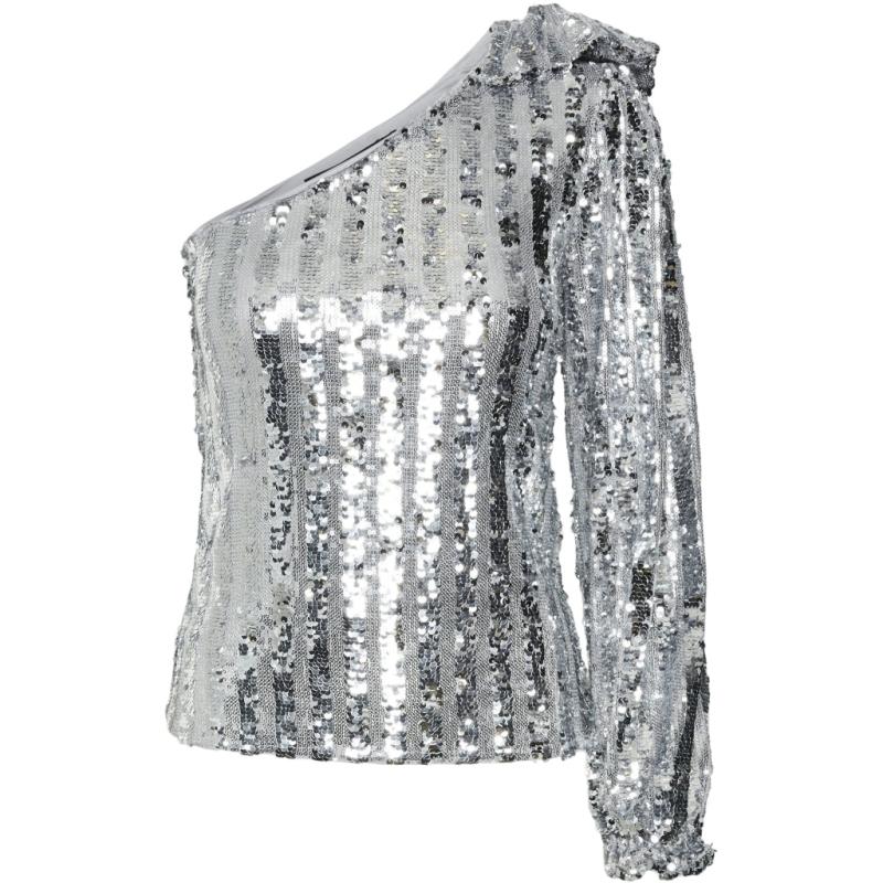 Dame Bluse Vmefi   Silver Colour fra Vero Moda