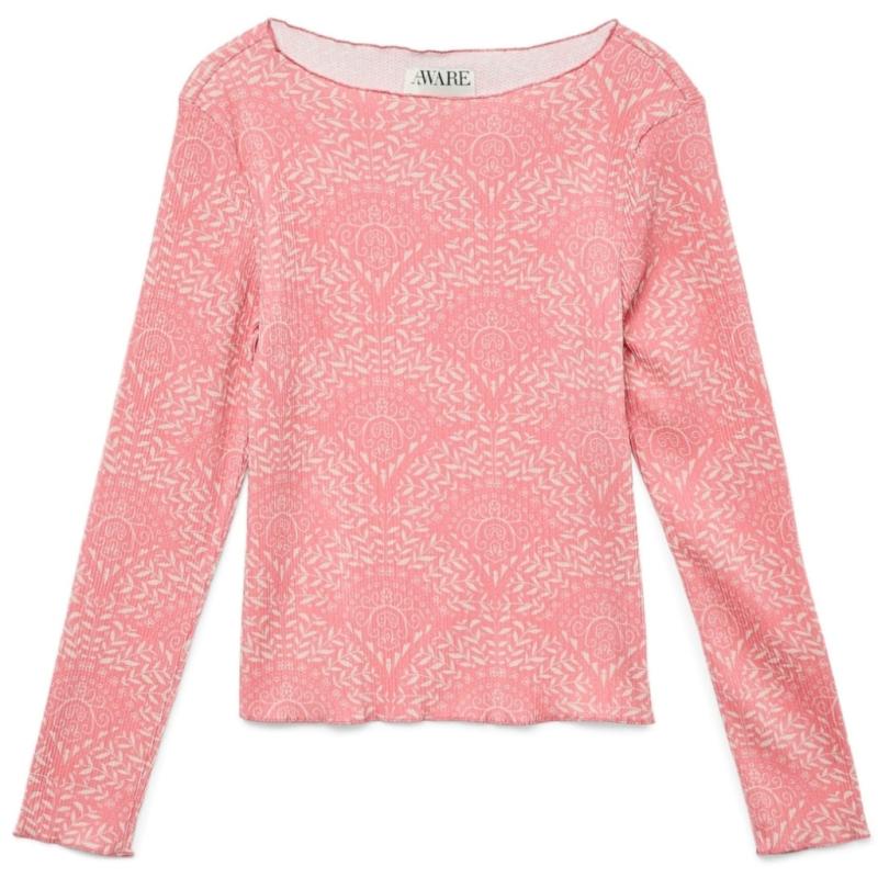 Dame Bluse Vmjulia Tea Rose Sasha fra Vero Moda