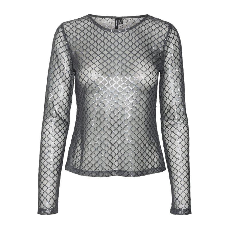Dame Bluse Vmsafina Asphalt fra Vero Moda