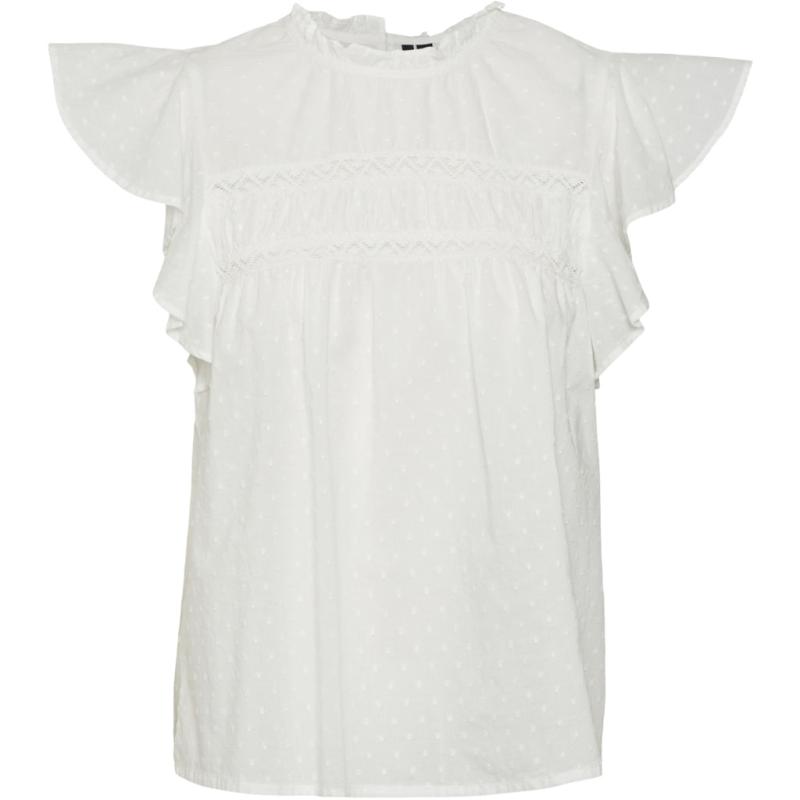 Dame Bluse Vmtrine   Snow White fra Vero Moda