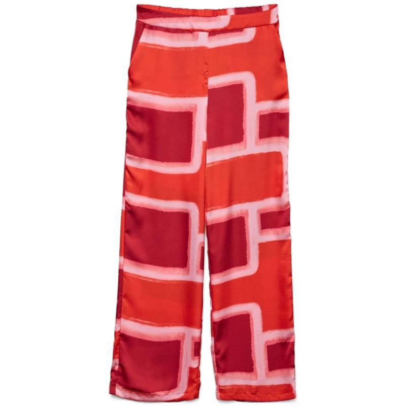 Dame Bukser Vmreba Fiery Red Silba fra Vero Moda
