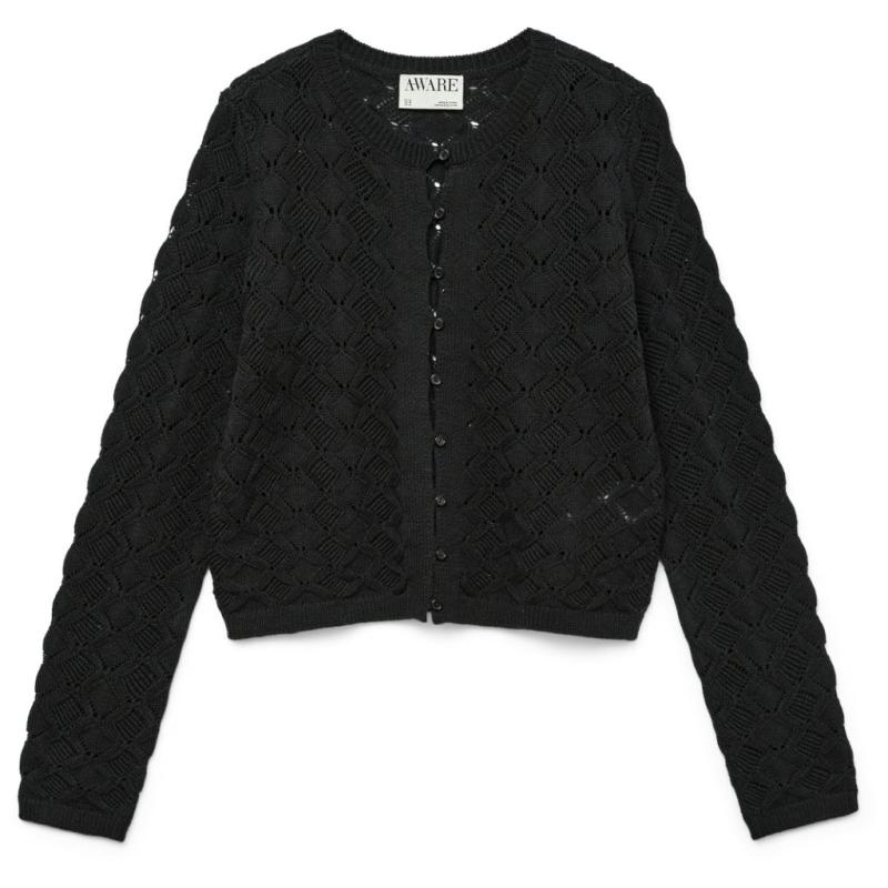 Dame Cardigan Vmpaola   Black fra Vero Moda