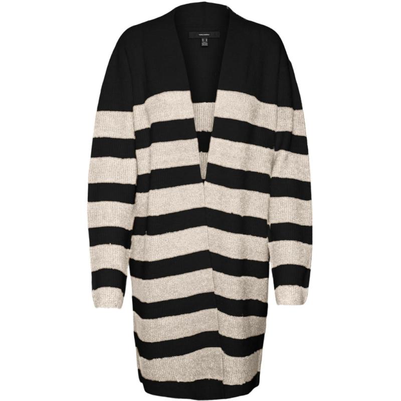 Dame Cardigan Vmphiline   Black W. Birch Melange fra Vero Moda