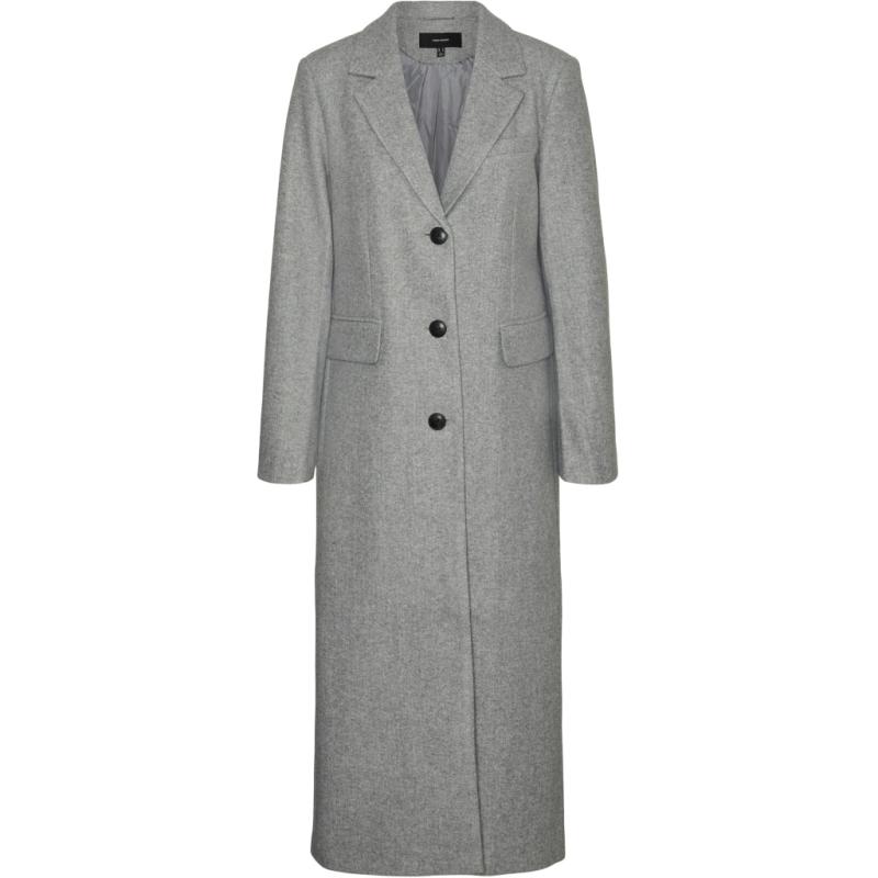 Dame Jakke Vmvincemilan   Light Grey Melange fra Vero Moda