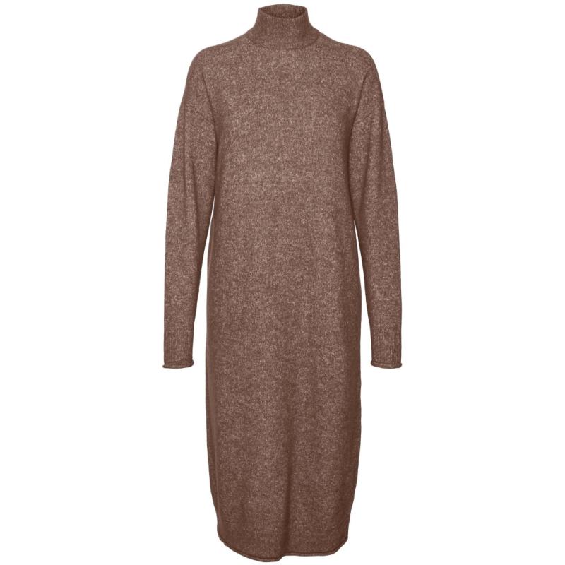 Dame Kjole Vmkaden   Brown Lentil Melange fra Vero Moda