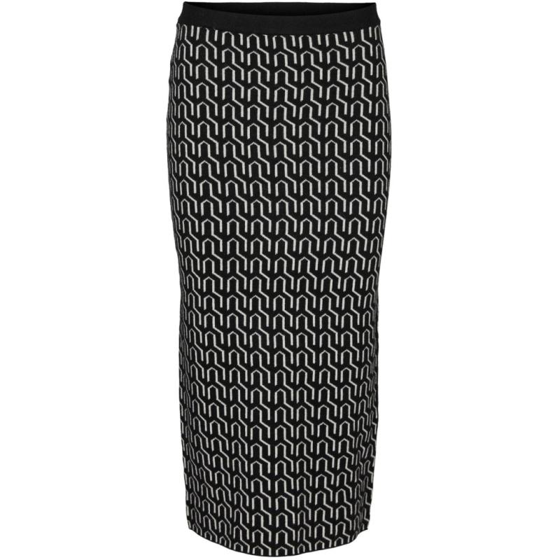 Dame Nederdel Vmgoldneedle Black W. Birch fra Vero Moda
