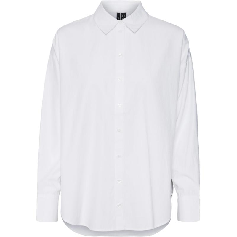 Dame Skjorte Vmfanni   Bright White fra Vero Moda