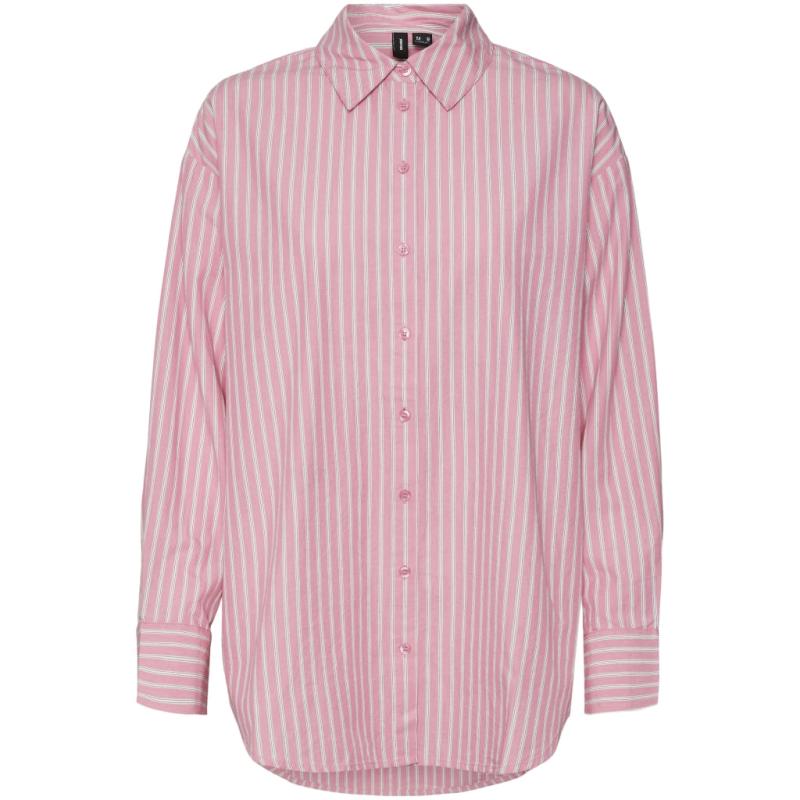 Dame Skjorte Vmgili   Pink Cosmos Zandie fra Vero Moda