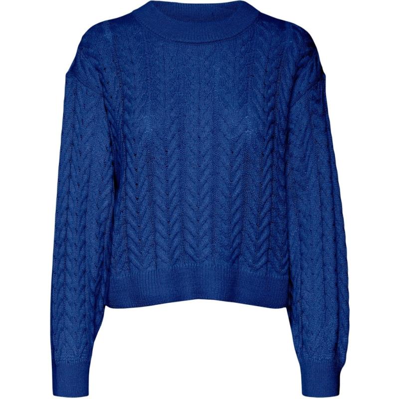 Dame Strik Vmfabulous   Mazarine Blue fra Vero Moda