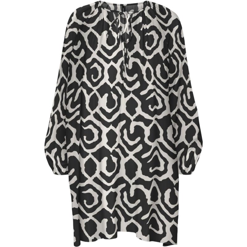 Dame Tunika Vmiris   Black Graphic Pumice Stone fra Vero Moda
