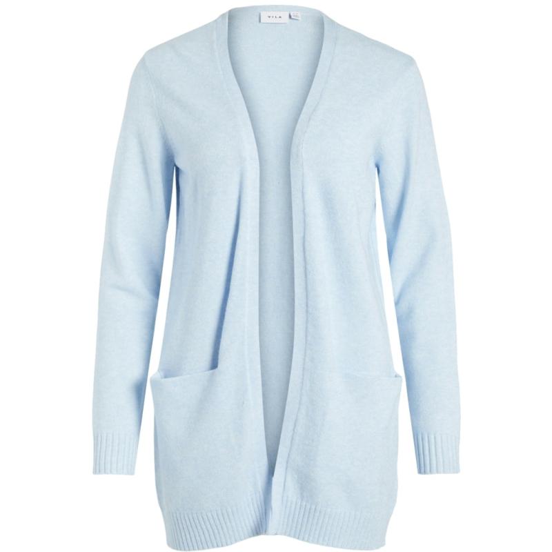 Dame Cardigan Viril   Kentucky Blue Melange fra Vila